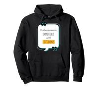 It Always Seems Impossible Until It’s Done Motivational Pullover Hoodie