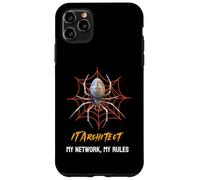 IT Architect: My Network, My Rules Funny Spider Web Case for iPhone 11 Pro Max