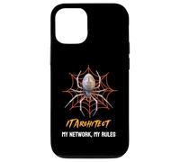 IT Architect: My Network, My Rules Funny Spider Web Case for iPhone 12/12 Pro