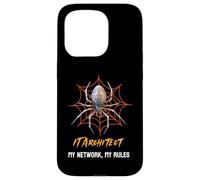 IT Architect: My Network, My Rules Funny Spider Web Case for iPhone 15 Pro