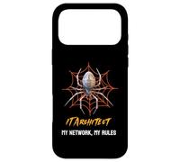 IT Architect: My Network, My Rules Funny Spider Web Case for iPhone 17 Pro Max