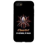 IT Architect: My Network, My Rules Funny Spider Web Case for iPhone SE (2020) / 7/8