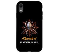 IT Architect: My Network, My Rules Funny Spider Web Case for iPhone XR