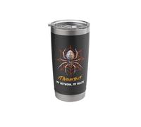 IT Architect: My Network, My Rules Funny Spider Web Stainless Steel Insulated Tumbler