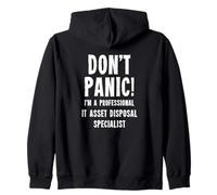 IT Asset Disposal Specialist Zip Hoodie