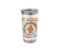 It Burns When I Pee Funny Ironic Sarcastic Stainless Steel Insulated Tumbler