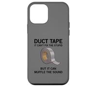 It can't fix the stupid, but it can muffle.. funny duct tape Case for iPhone 12 mini