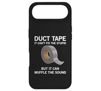 It can't fix the stupid, but it can muffle.. funny duct tape Case for iPhone Air