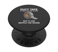It can't fix the stupid, but it can muffle.. funny duct tape PopSockets Adhesive PopGrip