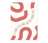 It Can't Get Any Better Than This Aura Poster, Inspirational Quotes Print, Affirmations Quote Colourful Home Decor, Motivational Bedroom Wall Art, Archival Matte, A3 (Print Only) - 42x29.7cm