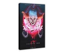 It Chapter Two Movie Poster Pennywise Poster Canvas Poster Wall Art Decor Print Picture Paintings for Living Room Bedroom Decoration Frame-style 24x36inch(60x90cm)