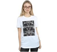 IT Chapter Two Women's Pennywise Photo Close-Up Cotton Boyfriend T-Shirt in White | Size: 4XL IT Chapter Two White 4XL