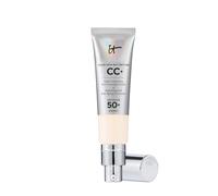 iT Cosmetics Full Coverage Foundation with SPF 50 Protection, Enriched with Hyaluronic Acid & Vitamin E, Your Skin But Better CC+ Cream, Shade: Fair Porcelain, 32ml