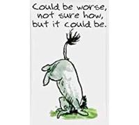 it could be worse fridge magnet handmade in uk