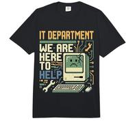 IT Department We are Here to Help Programmer Jokes - Comfort Colors Adult Heavyweight T-Shirt