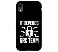 It Depends - The GRC Team Cybersecurity Analyst Humor Case for iPhone XR