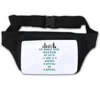 It Does not Matter Vaping Slogan Waist Bag Fanny Pack White