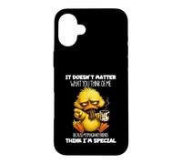 It Does Not Matter What You Think Imaginary Friends Duck Case for iPhone 16 Plus