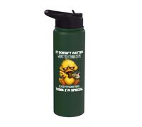 It Does Not Matter What You Think Imaginary Friends Duck Stainless Steel Insulated Water Bottle
