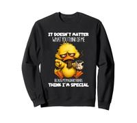 It Does Not Matter What You Think Imaginary Friends Duck Sweatshirt