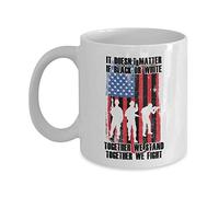 It Doesn't Matter If Black Or White Funny Tea Cup Cute Coffee Mug Funny Ceramic Drinkware for Home Office Cappuccino 330Ml