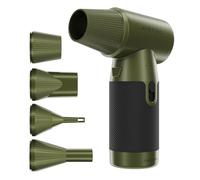 IT Dusters AirTec Ultra Electric Air Duster Blower for PC, Laptop, Console, Electronics and Home Cleaning, Environmental Alternative to Spray air can Duster Keyboard Cleaner (Type 8 - Tactical)