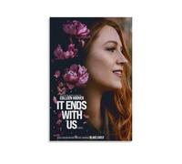It Ends with Us Poster Canvas Wall Art Aesthetic Print Poster Modern Art for Living Rooms 16x24inch(40x60cm) Unframe-style
