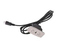 It features an electric actuator controller with USB port without illumination and a 5-pin design for quiet home automation setups