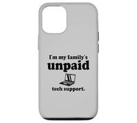 IT Guy I'm My Family's Unpaid Tech Support Software Engineer Case for iPhone 12/12 Pro