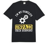 IT Guy I'm My Family's Unpaid Tech Support Software Engineer Comfort Colors Adult Heavyweight T-Shirt