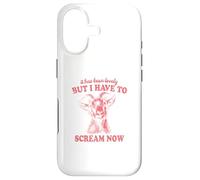 It Has Been Lovely But I Have to Scream Now: Comical Goat Case for iPhone 17