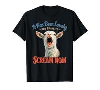 It Has Been Lovely But I Have to Scream Now Value Graphic T-Shirt, Men, Black, XL