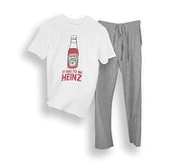 It Has To Be Heinz Tomato Ketchup Tee & Lounge Bottom Set (Large) White