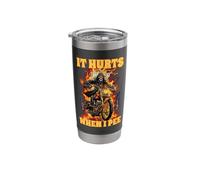 It Hurts When I Pee Cringe Skeleton Stainless Steel Insulated Tumbler