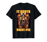 It Hurts When I Pee Cringe Skeleton T-Shirt