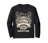 It is a PETERKIN Thing Gifts Long Sleeve T-Shirt