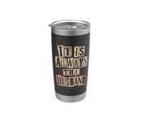 It is Always The Husband Ransom Note True Crime Fan Stainless Steel Insulated Tumbler