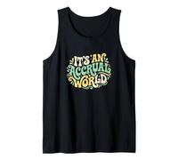 It is an Accrual World Financial Ledger Audit Accountant Tank Top