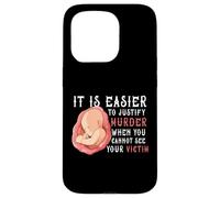 It Is Easier To Justify Murder If You Cannot See The Victim Case for iPhone 15 Pro