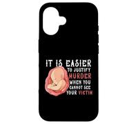It Is Easier To Justify Murder If You Cannot See The Victim Case for iPhone 16