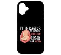 It Is Easier To Justify Murder If You Cannot See The Victim Case for iPhone 16 Plus
