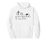 It is finished Christian men and women thankful grateful Pullover Hoodie