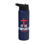 It is Finished Jesus Christ Happy Easter Sunday Stainless Steel Insulated Water Bottle