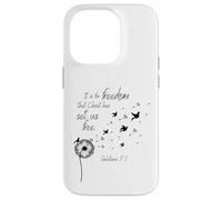 It Is For Freedom That Christ Has Set Us Free Galatians 5:1 Case for iPhone 14 Pro
