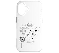 It Is For Freedom That Christ Has Set Us Free Galatians 5:1 Case for iPhone 16