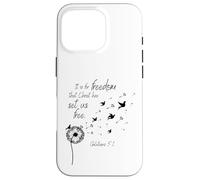 It Is For Freedom That Christ Has Set Us Free Galatians 5:1 Case for iPhone 16 Pro