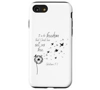 It Is For Freedom That Christ Has Set Us Free Galatians 5:1 Case for iPhone SE (2020) / 7/8