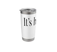 IT is Handled By God Black Text Designed Stainless Steel Insulated Tumbler