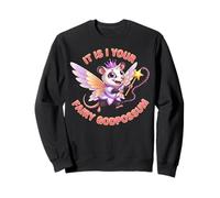 It Is I Your Fairy God Possum Opossum Meme Funny Graphic Sweatshirt