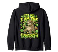 It is Me I Am Hangover Funny Sloth St Patrick’s Day Zip Hoodie